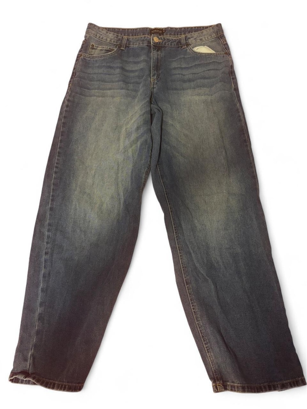 Forever 21 Women's Faded Blue Wide-Leg Jeans Size 11
